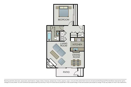 Floor plan Plan 1A