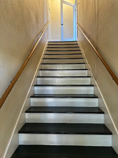 Staircase to unit