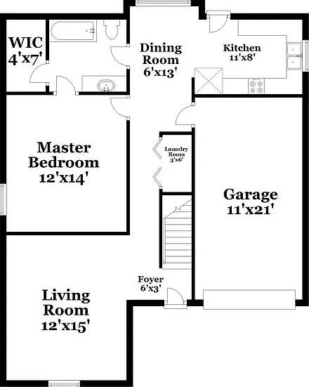 3 bed, 2.0 bath, 1280 sqft, $1,890 — Photo 2