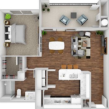 2nd image of 1211 W Harris Rd #4104