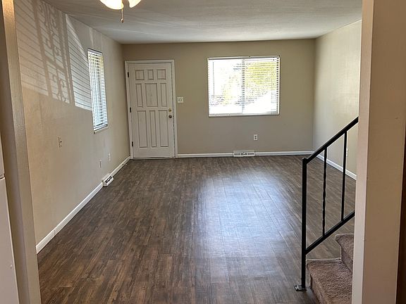 From kitchen to dining and living area.