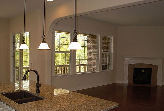 The Rowan Kitchen overlooking Family Room