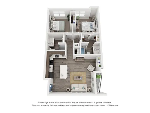 Floor plan 2X2