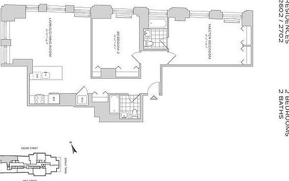 1st image of 70 Pine St APT 2702