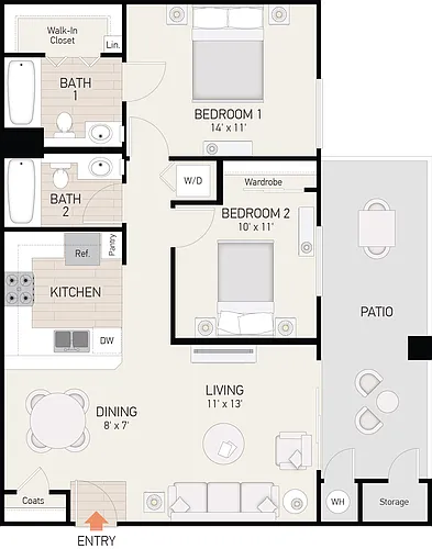 Floor plan Plan F