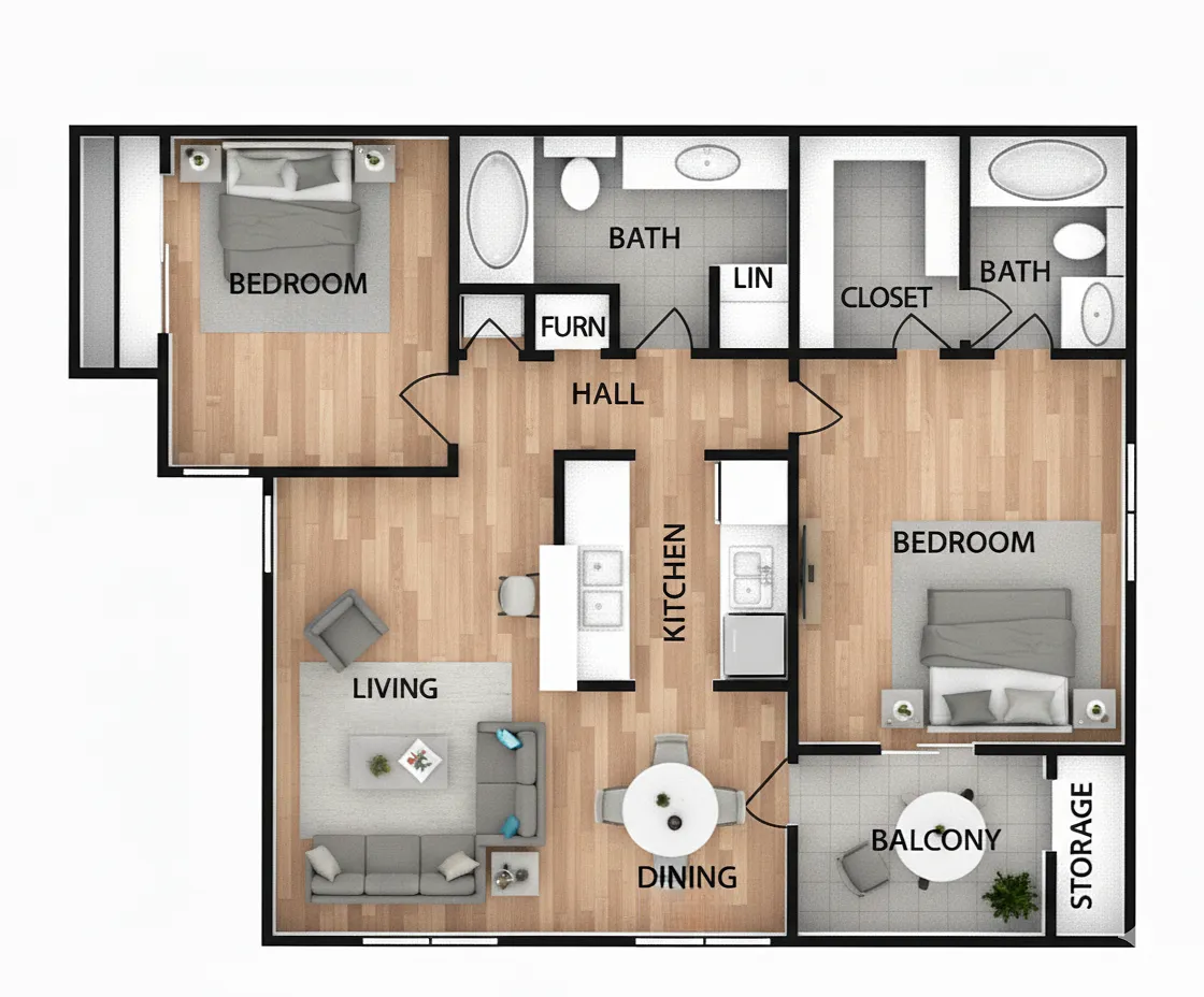 Floor plan B2