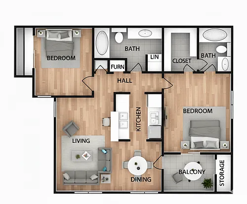 Floor plan B2