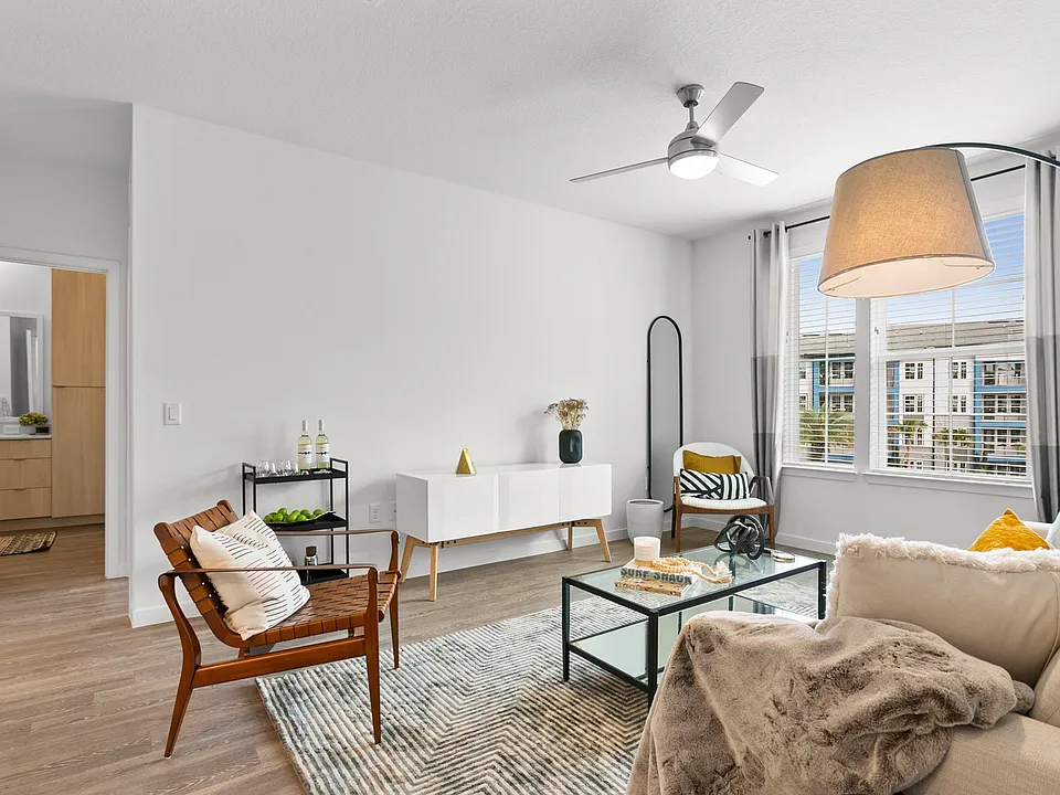 Living Room View with Large Window