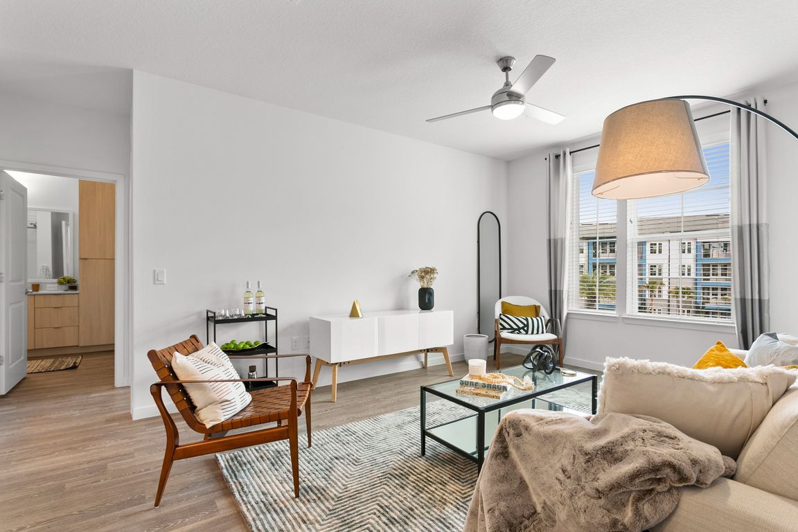 Living Room View with Large Window
