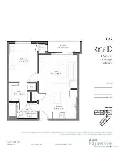 Floor plan Rice D