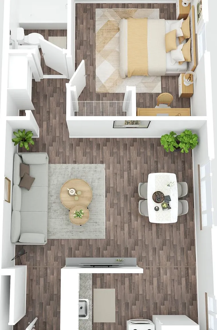 1 bed, 562 sqft, $775 — Photo 3
