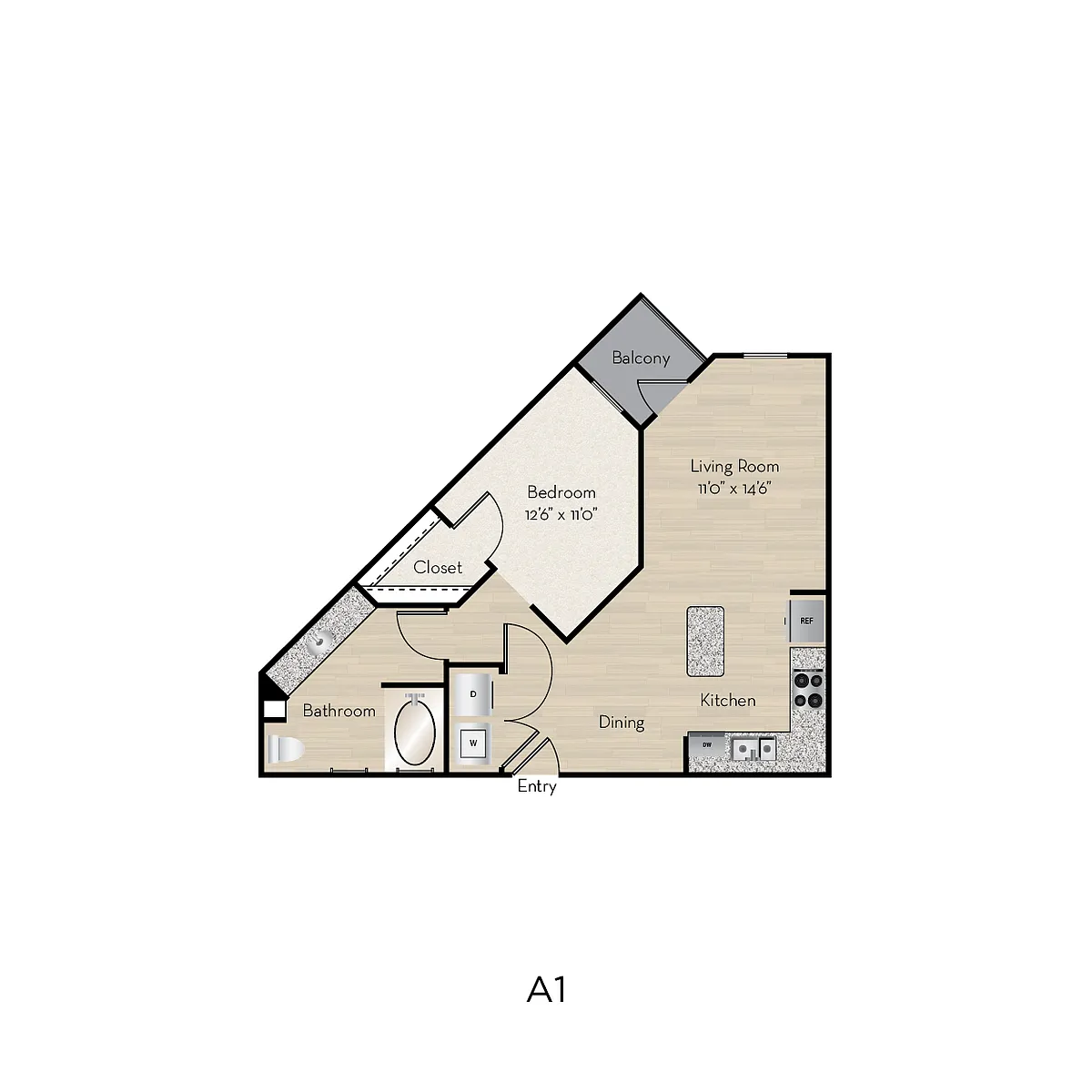 Floor plan A1