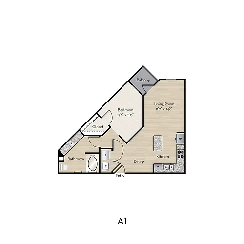 Floor plan A1