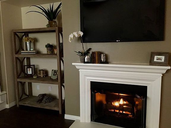 Remote controlled fireplace
