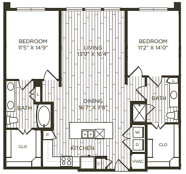 Floor plan B6
