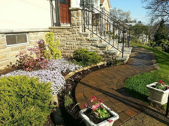 Pavers and landscaping
