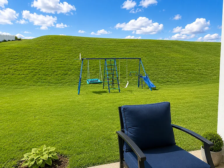 Outer backyard view
