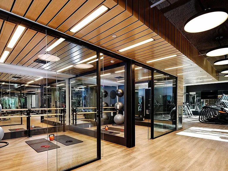 Fitness Center with Studio Space