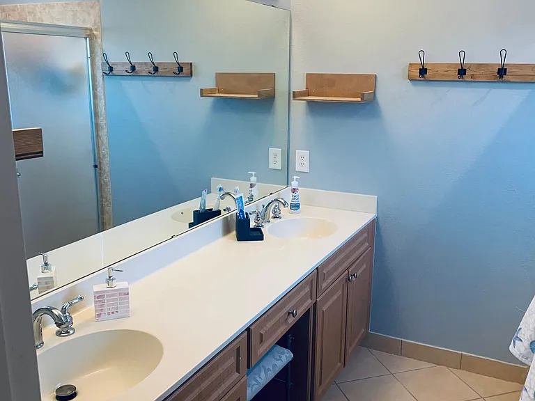 Upstairs master bathroom