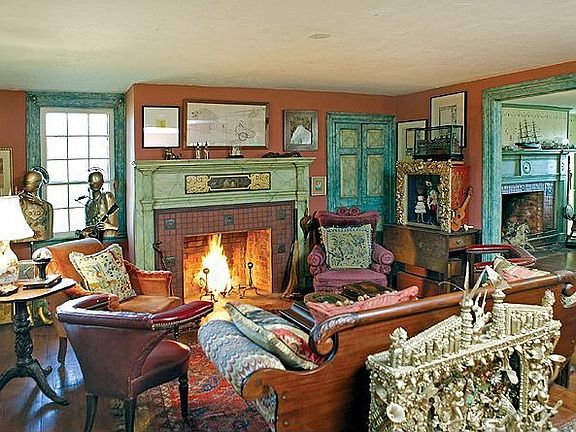 Formal Parlor with fireplace
