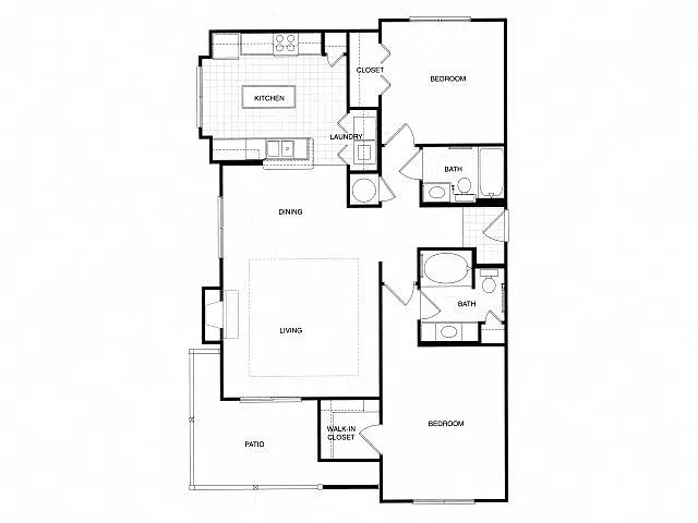 Floor plan Magnolia Renovated