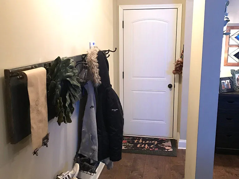 Door to garage