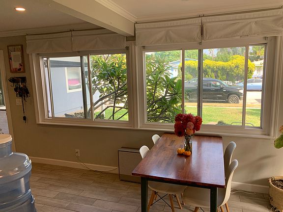 Dining room and front windows