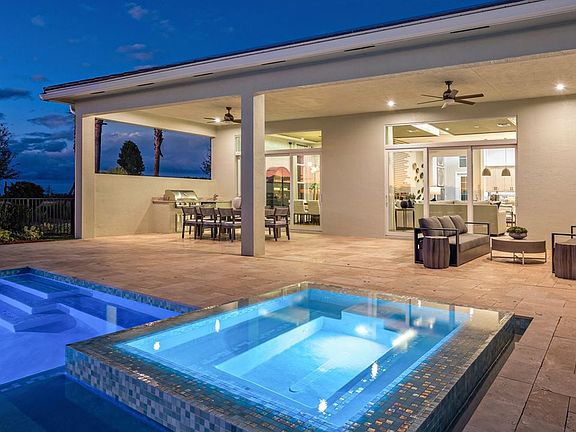Tori Model Home Pool and Lanai
