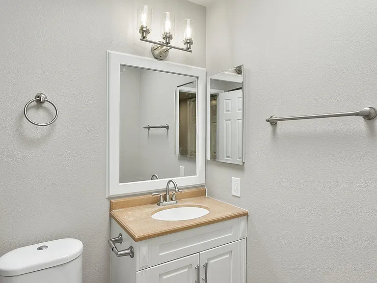 Guest bathroom vanity
