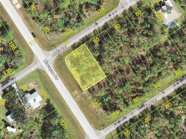 1340 ADALIA TERRACE LOT 18, PORT CHARLOTTE, FL 33953
