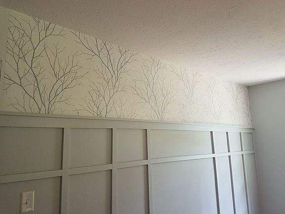Master bedroom wall