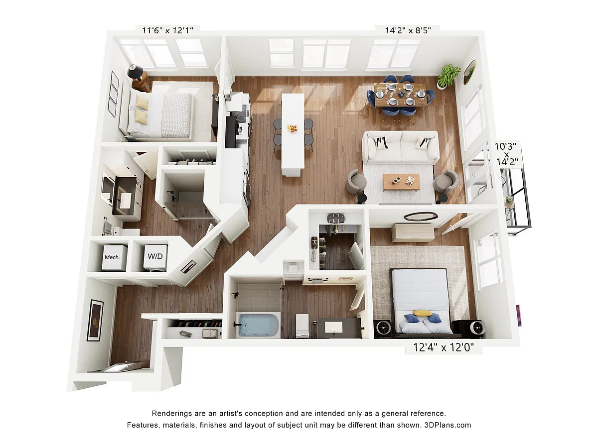 Floor plan B8