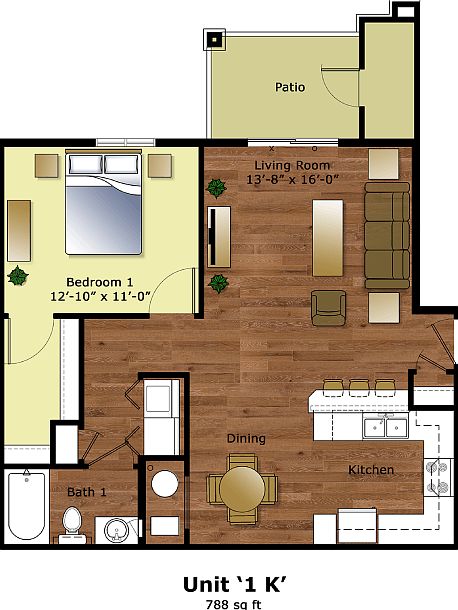 1st image of 6245 Oak Meadows Blvd APT A305