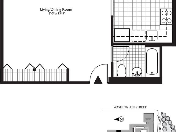 2nd image of 1 West St APT 2419