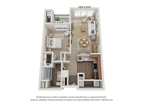 Floor plan A1 - Renovated