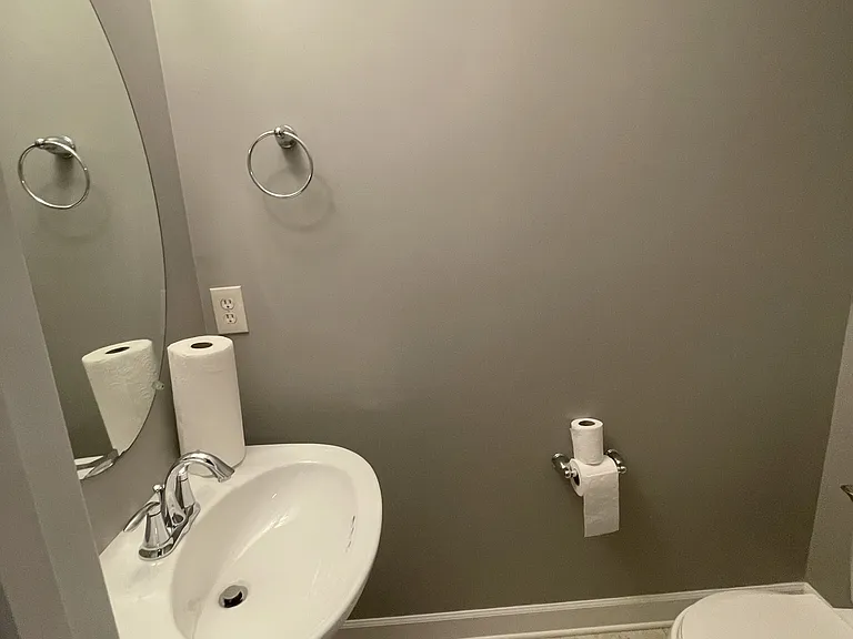 Half bath down