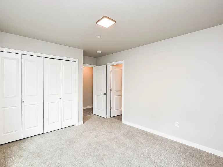 Lower bedroom with closet