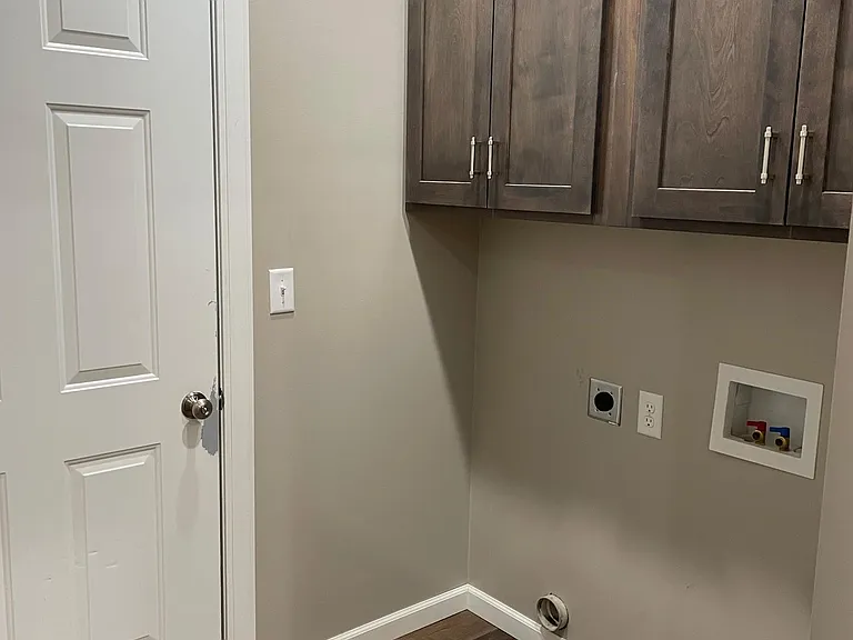 Laundry Area off single car garage