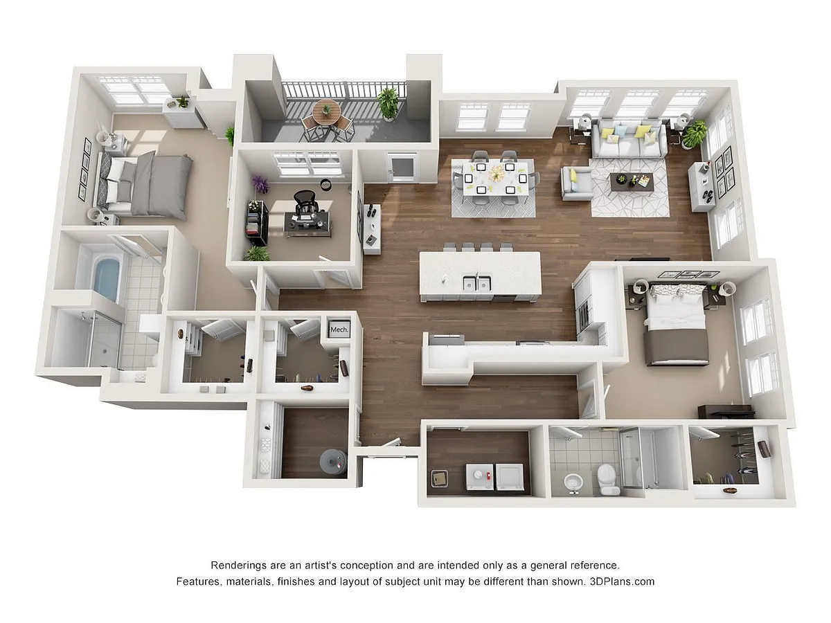 Floor plan The Harvard