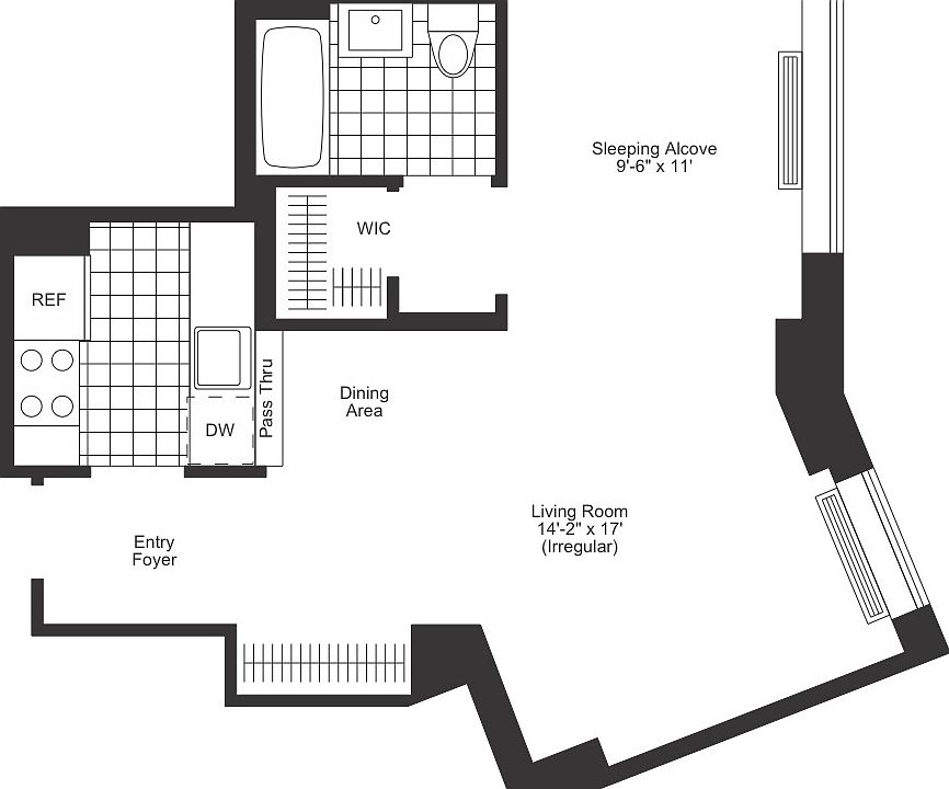 2nd image of 400 Chambers St APT 10M