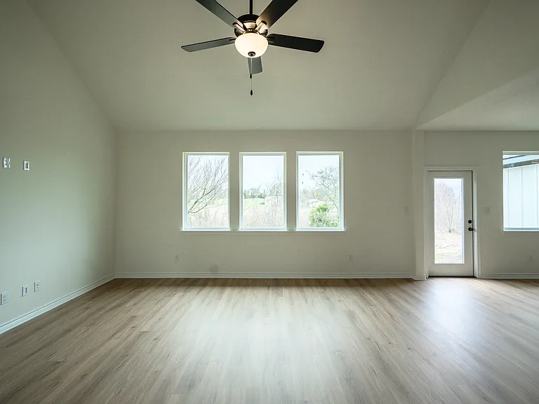 Family Room with large picture windows