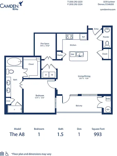 Floor plan The A8
