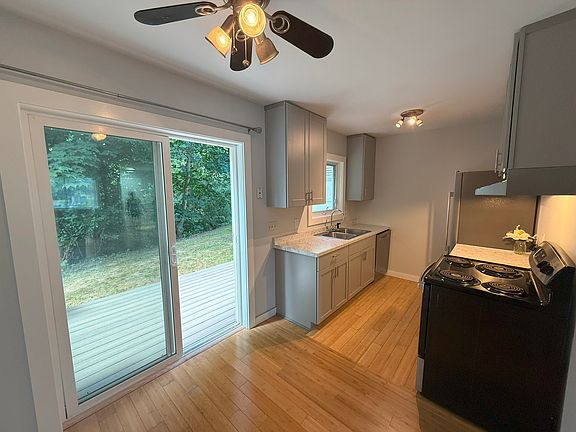 easy access to your private NEW deck right from the kitchen