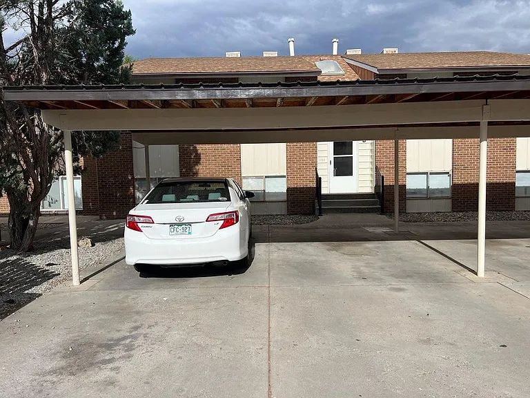 front of building and carport