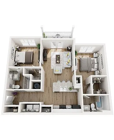 Floor plan B-1