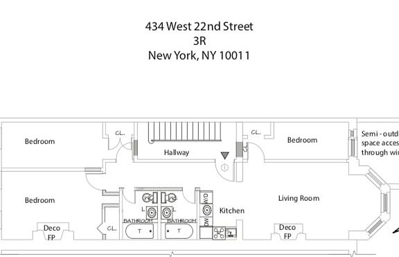 2nd image of 434 W 22nd St APT 3R