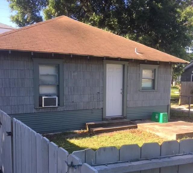 Fenced back yard
