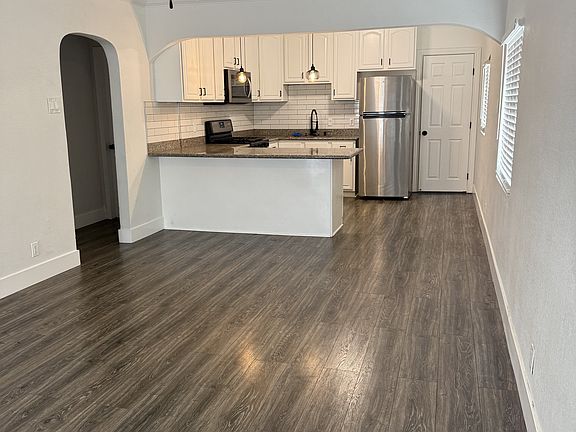 Living room and kitchen