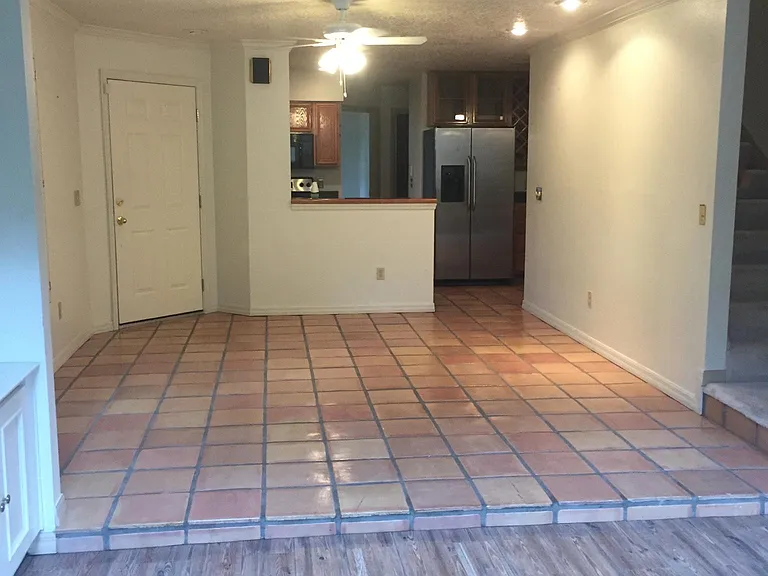 Mexican tile dining room and kitchen