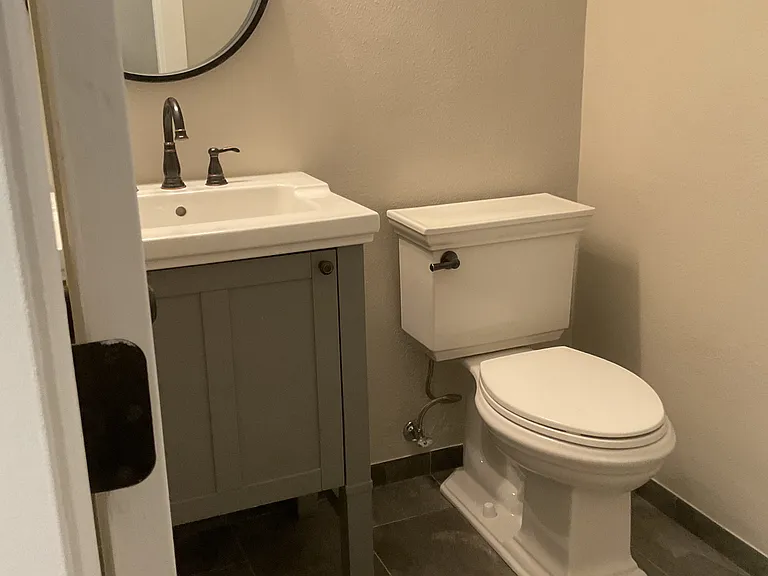 1st floor powder room